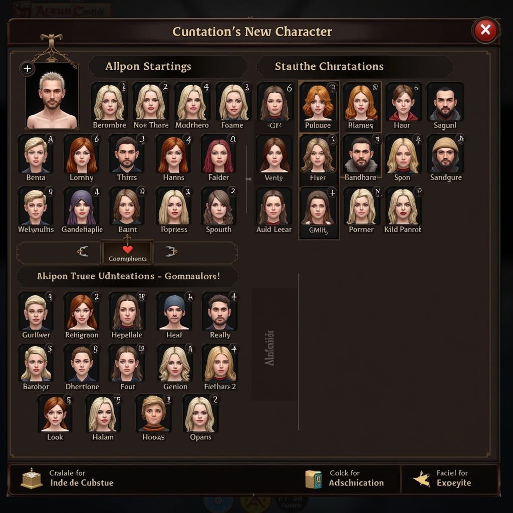 Character Creation in Albion Online Mobile