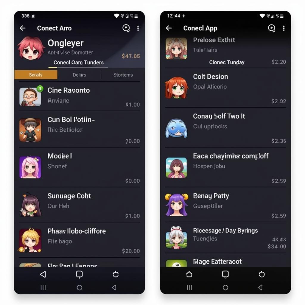 Amour Mod APK Main Interface