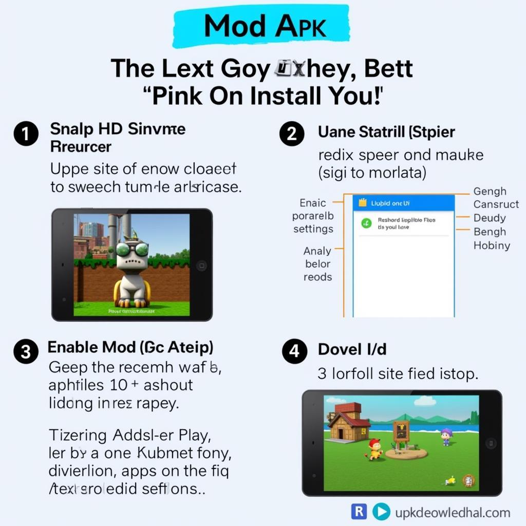 Android Brick Girl Mod APK Installation Steps