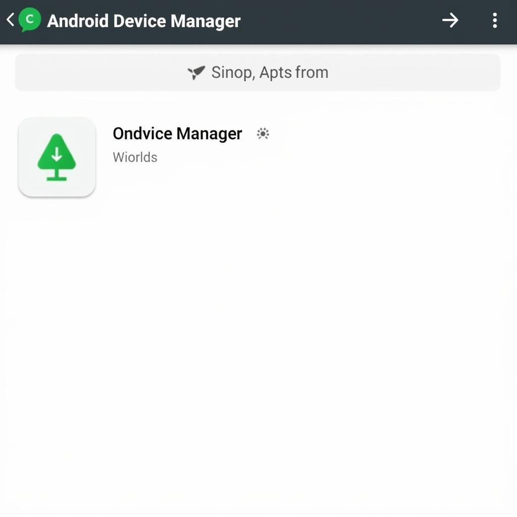 Android Device Manager APK Download Interface