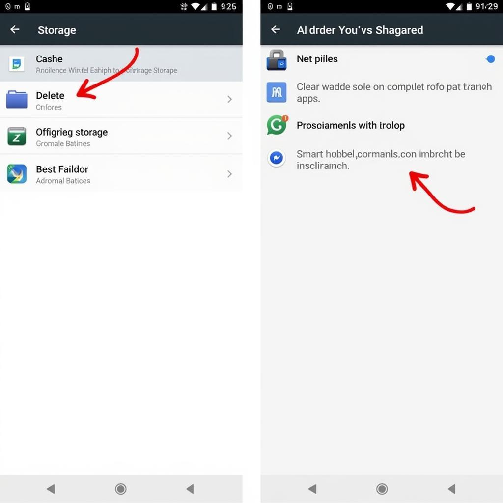 Android Storage Settings