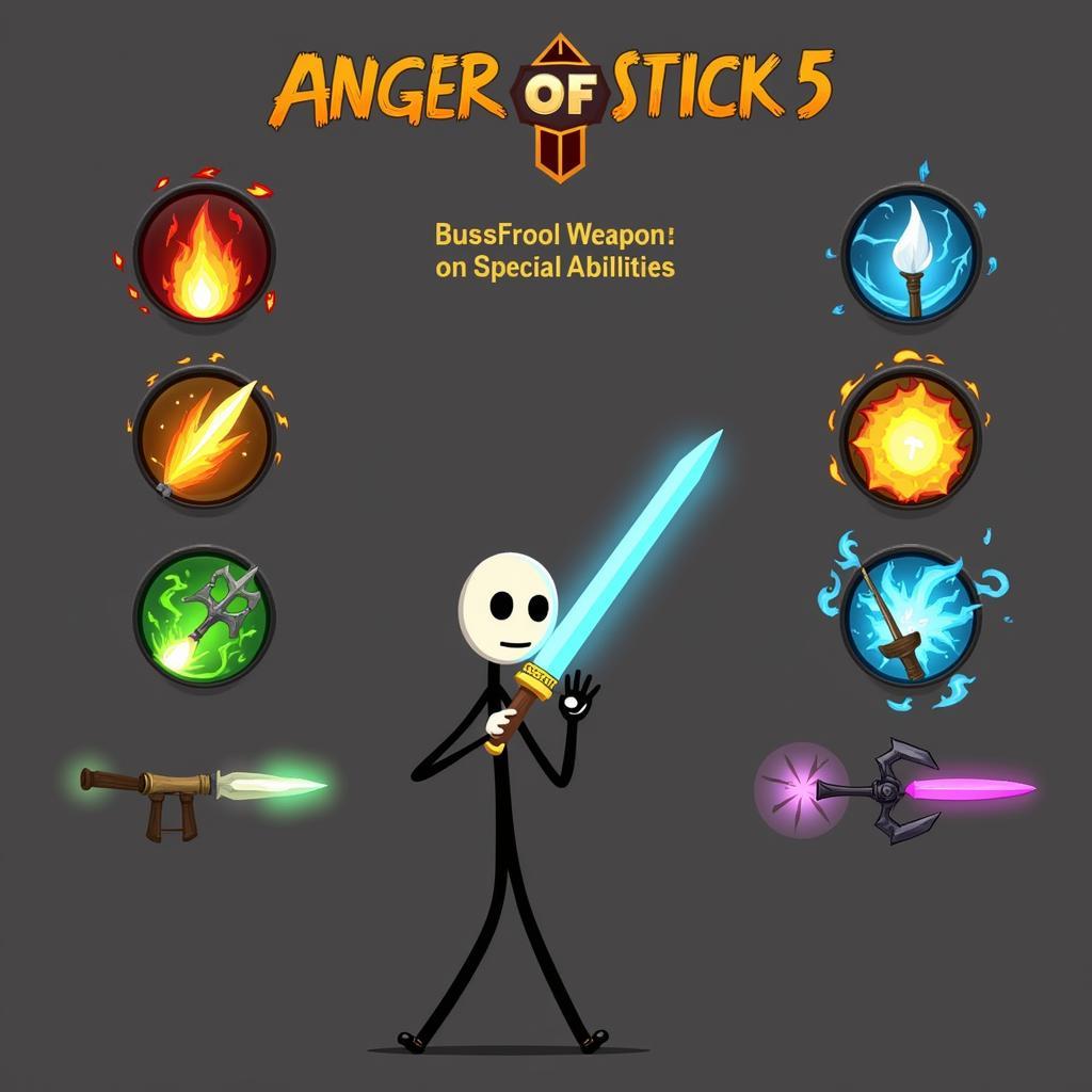 Anger of Stick 5 Weapons and Abilities