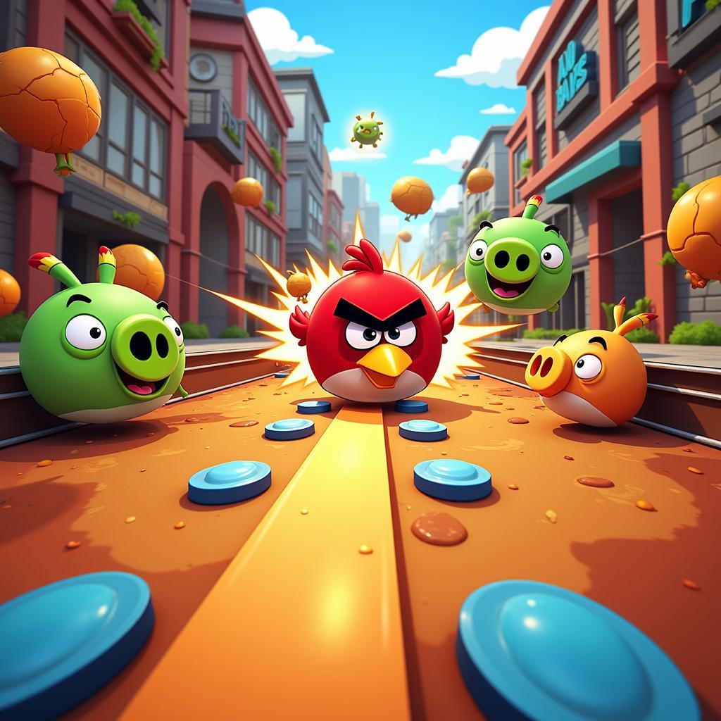 Angry Birds Action Hack APK Gameplay Screenshot