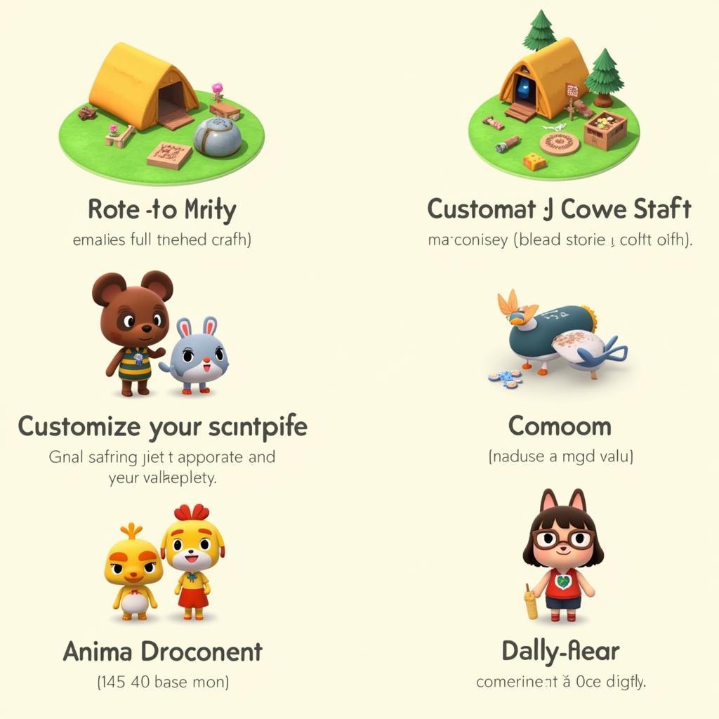 Key features of Animal Crossing: Pocket Camp on Android