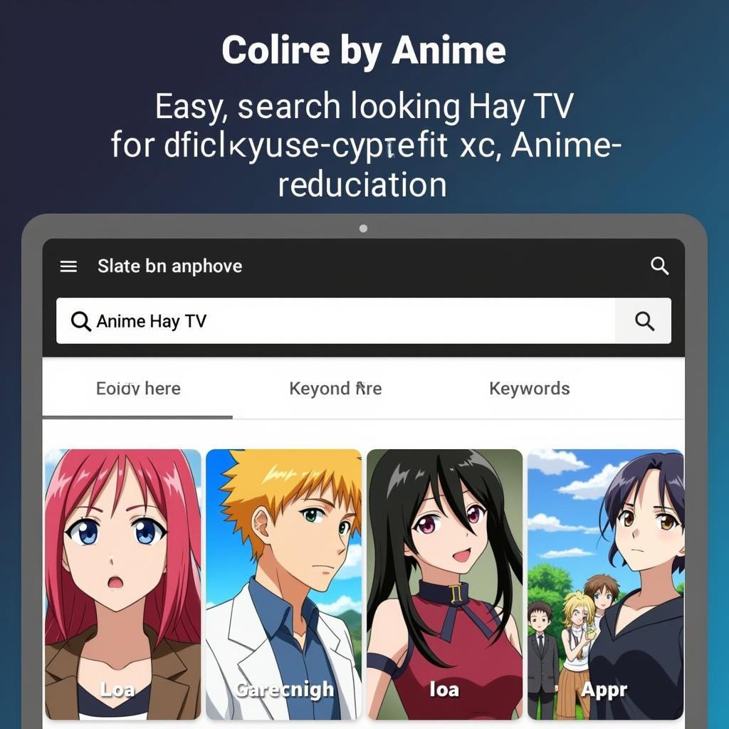 Anime Hay TV APK Search Feature