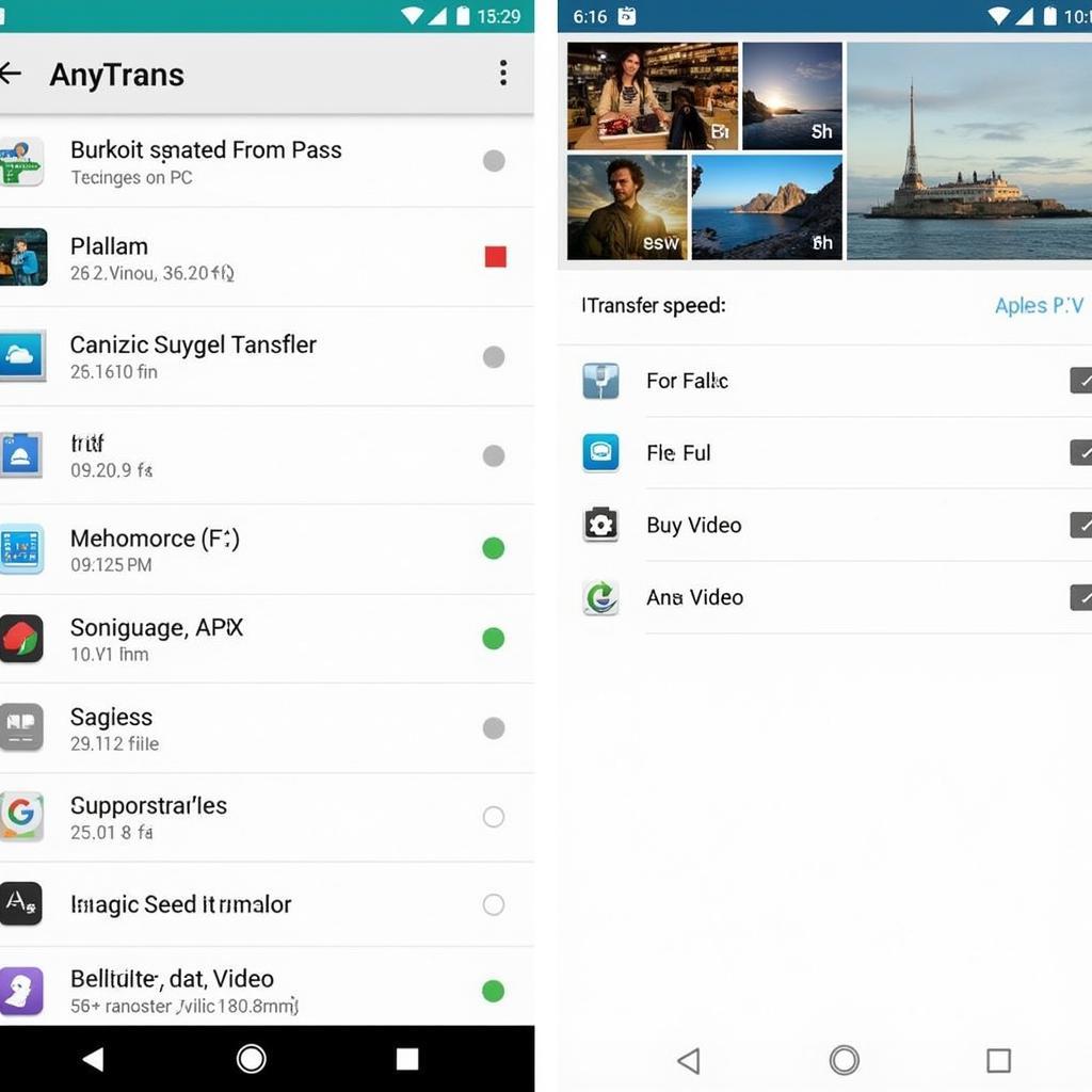 AnyTrans APK File Transfer in Progress