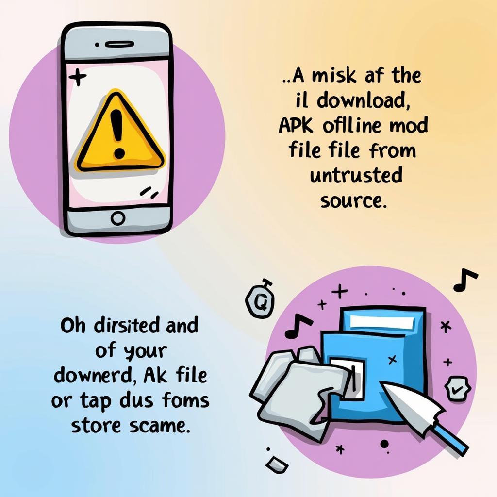 Potential Risks of Using APK Offline Mod