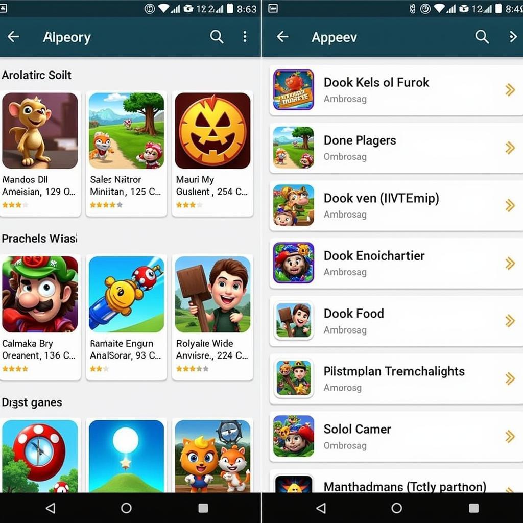 Appeven APK Game Category Page