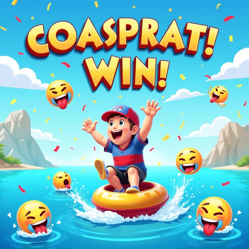 Aqua Park Mod APK Victory Screen