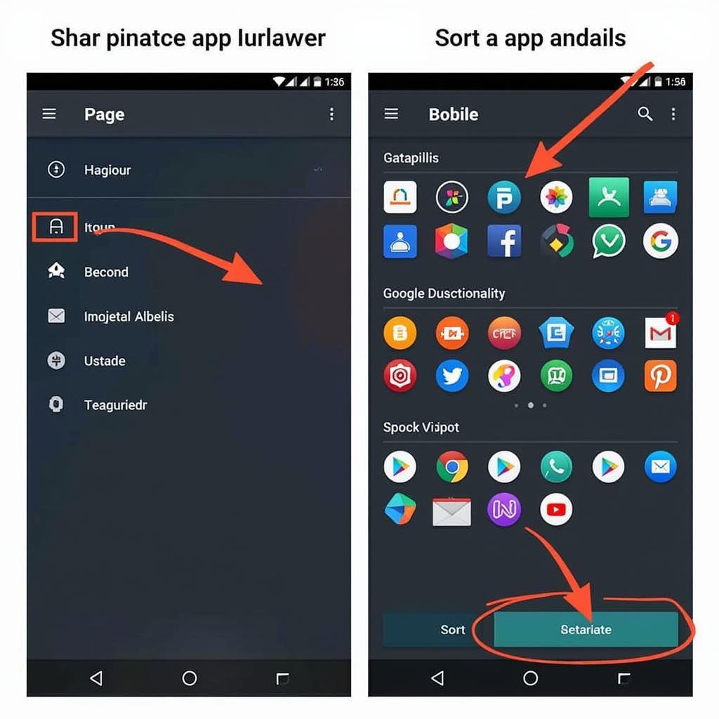 ASUS Launcher App Drawer Example