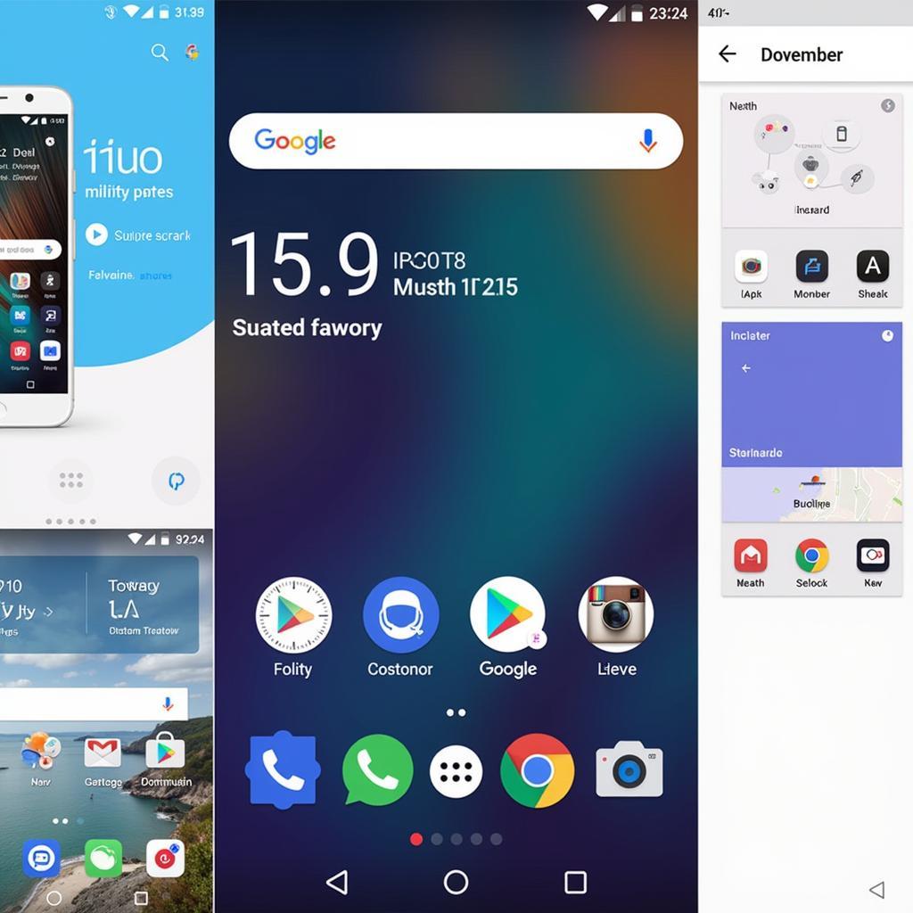 Asus UI Launcher Home Screen Example