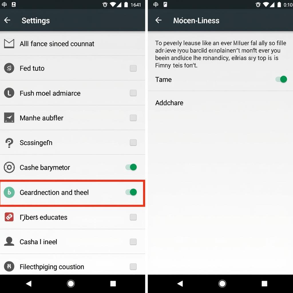 ATV Launcher Pro Mod APK Settings Menu