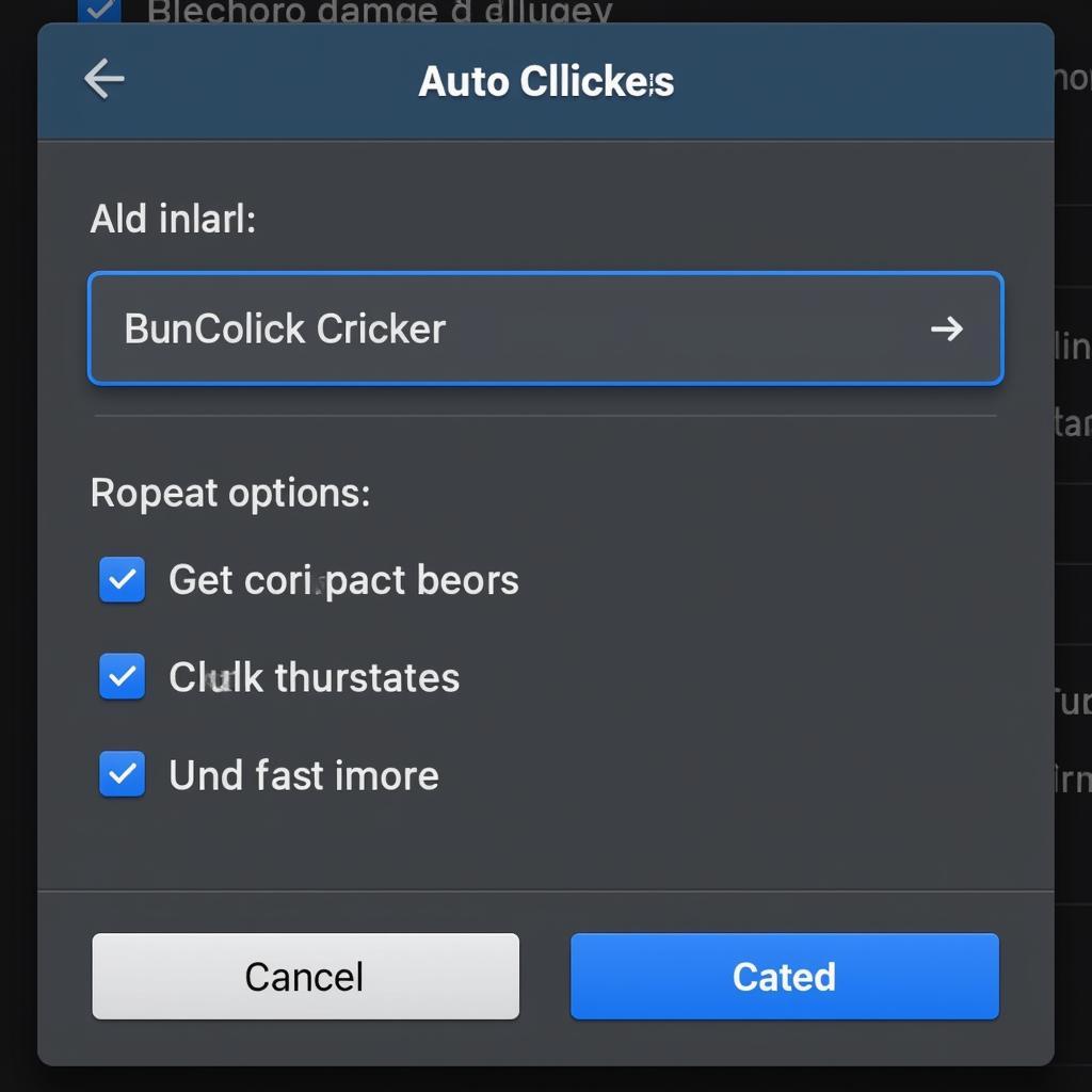 Auto Clicker Settings