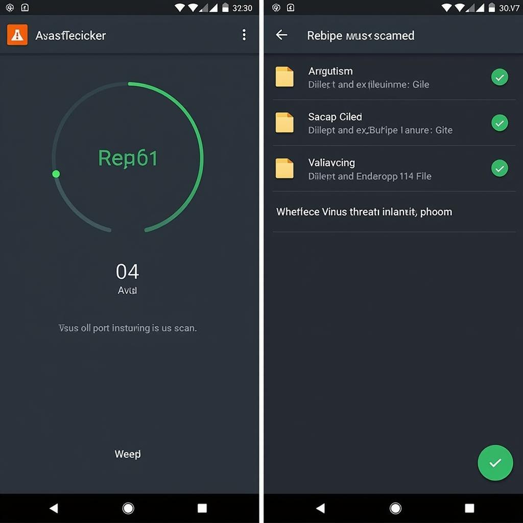 Avast Mobile Security 2018 Antivirus Scan in Action