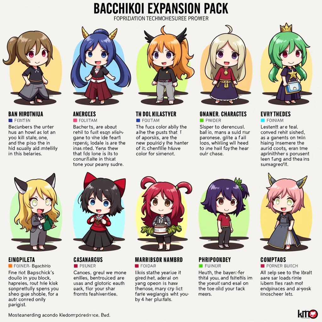 Bacchikoi Expansion Pack New Characters