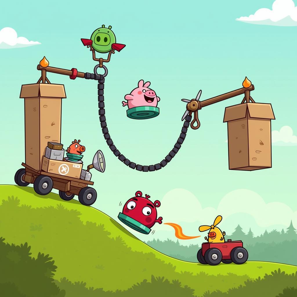 Bad Piggies 2.3.3 Mod APK Gameplay Screenshot