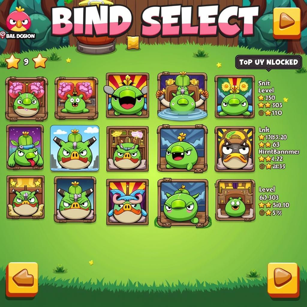 Bad Piggies 2.3.3 Mod APK Level Select Screen