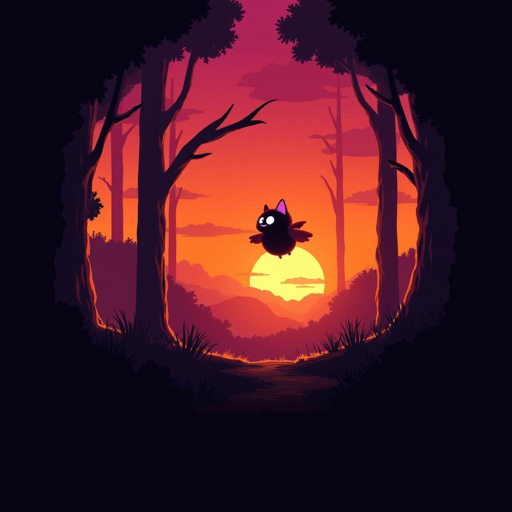 Badland 2 Mod APK Gameplay Screenshot