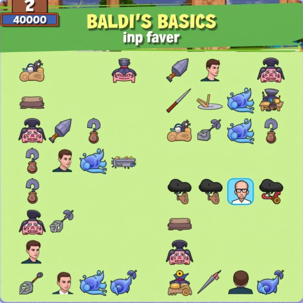 Baldi's Basics Mod APK Gameplay Screenshot