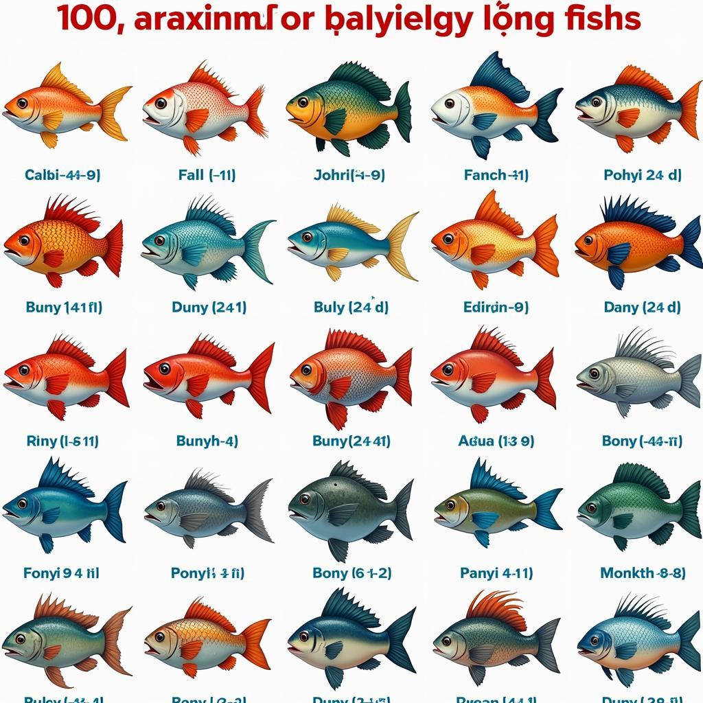 Diverse Fish Species in Ban Ca Rong 2019 APK