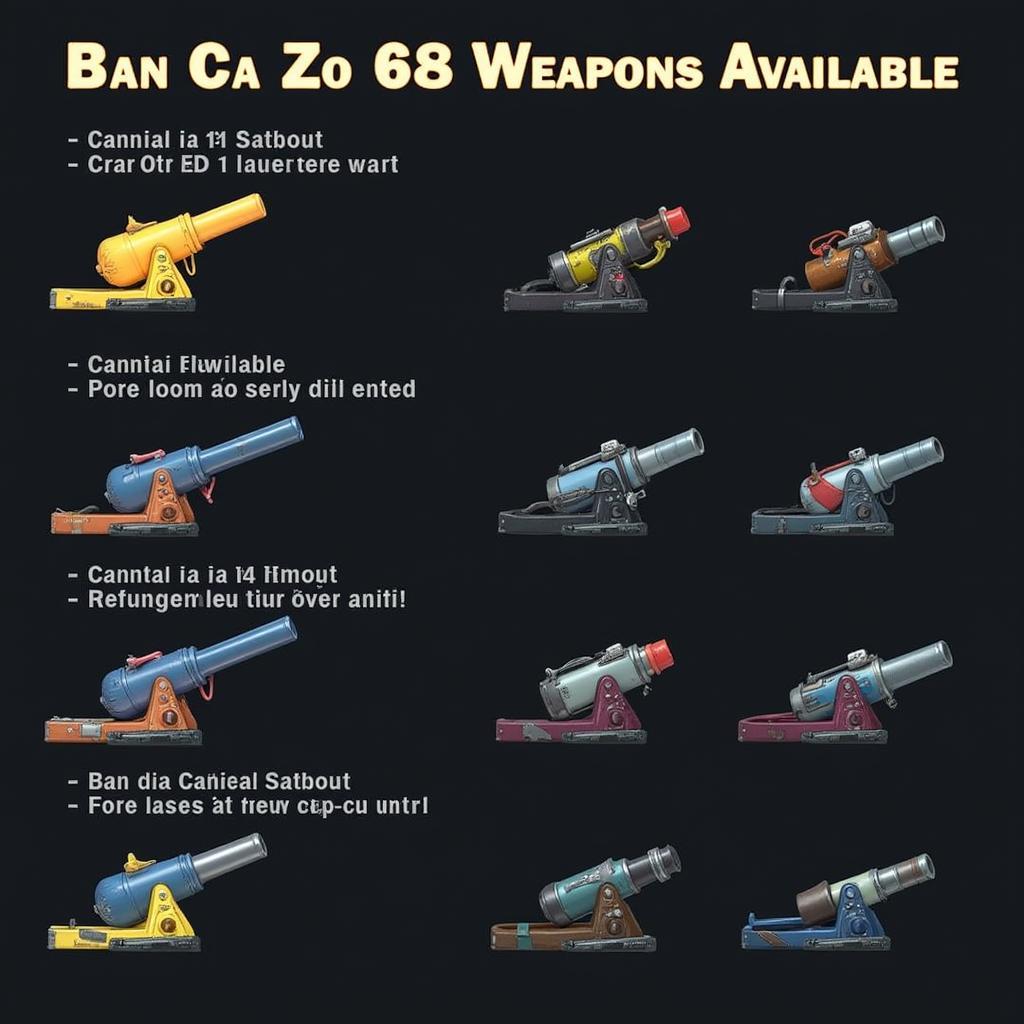 Ban Ca Zo 68 APK Weapon Upgrades