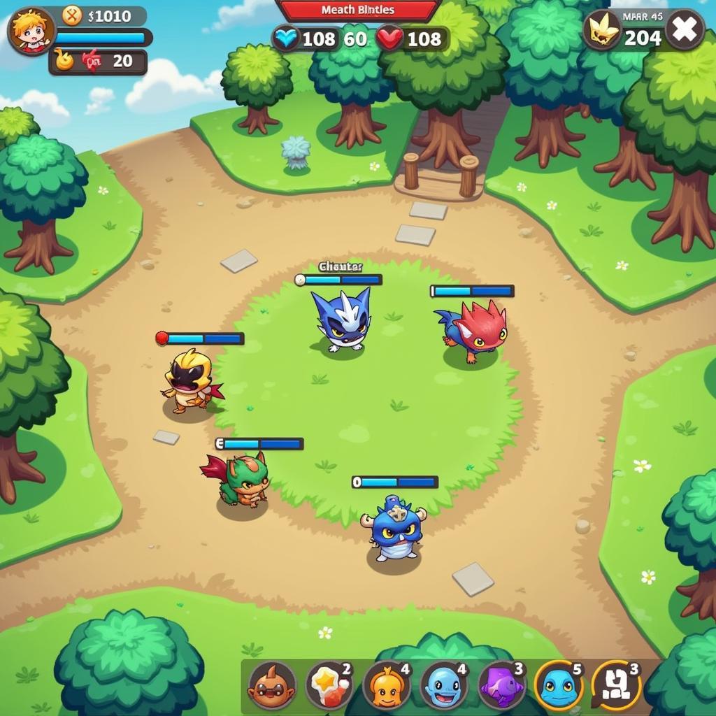 Gameplay Screenshot of Bao Boi Than Ky H5 APK