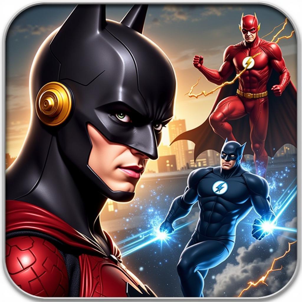 Batman vs Flash APK Download Button