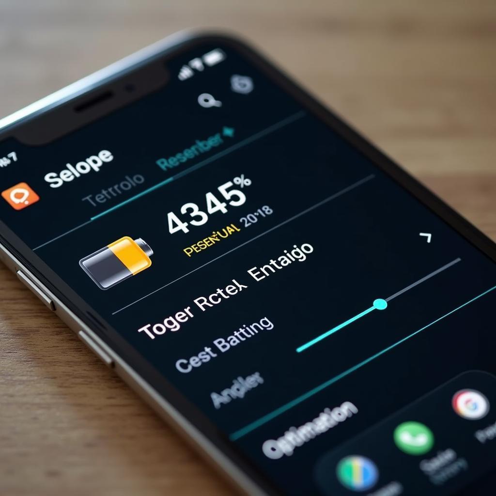 Battery Booster App Displayed on a Phone Screen