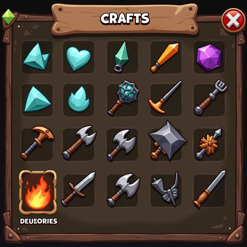 Crafting in Battle Hunger Mod APK