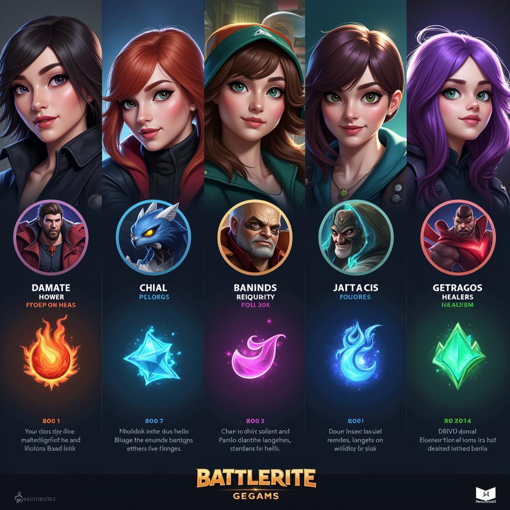 Battlerite Champions and Abilities