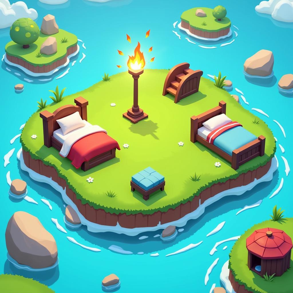 Bed Wars APK Gameplay Screenshot