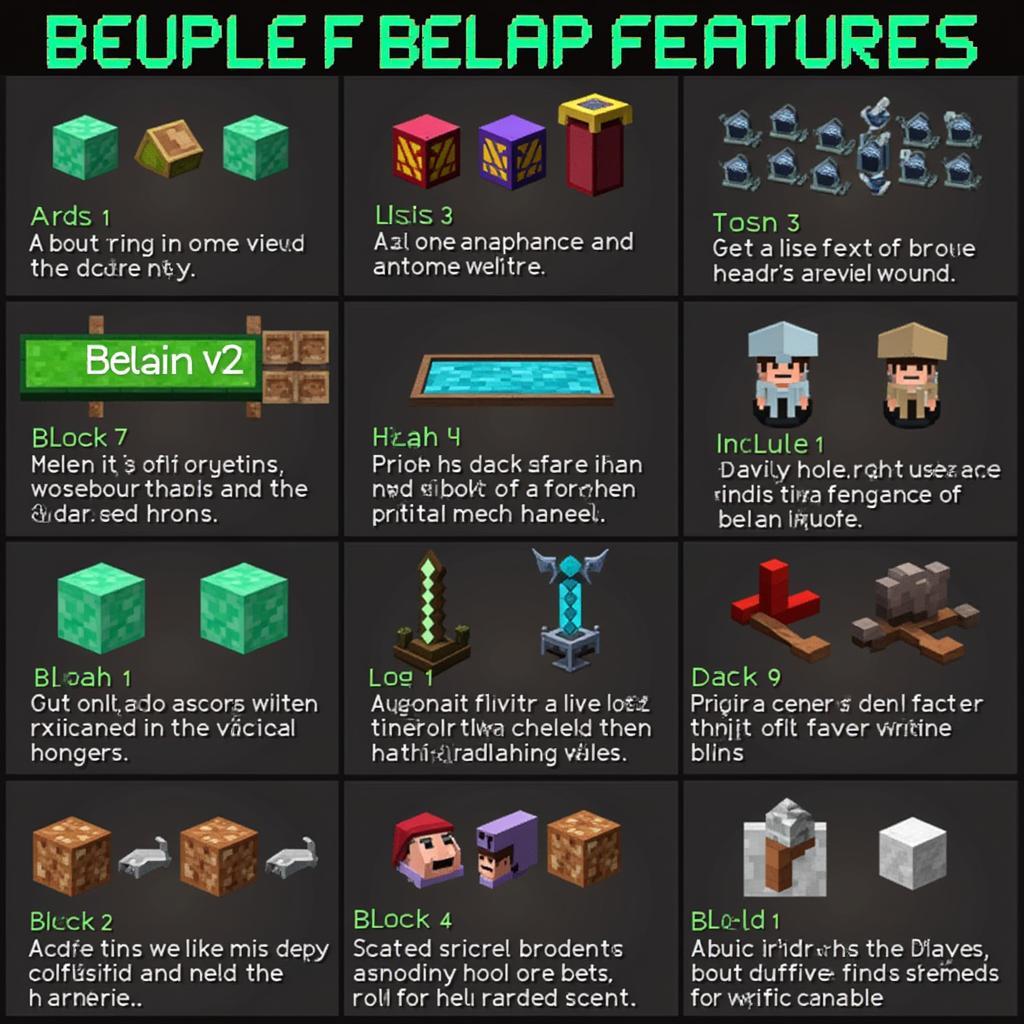 Belain MCPE_v2 Features Showcase