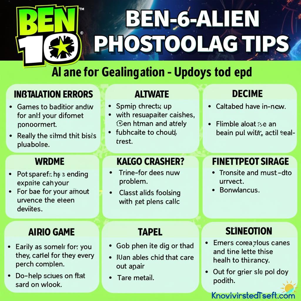 Ben 10 Alien Experience Mod APK Troubleshooting Tips