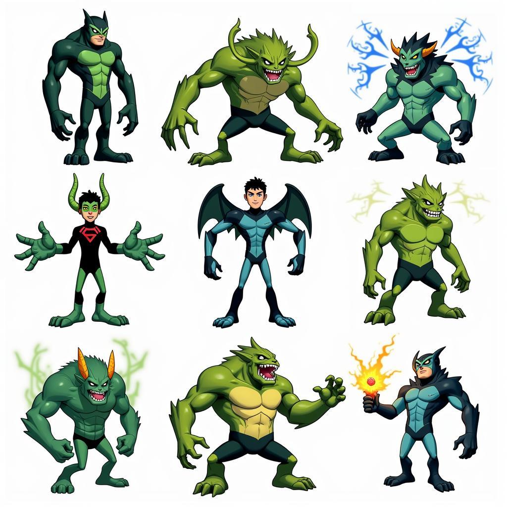 Ben 10 Alien Transformation Sequence