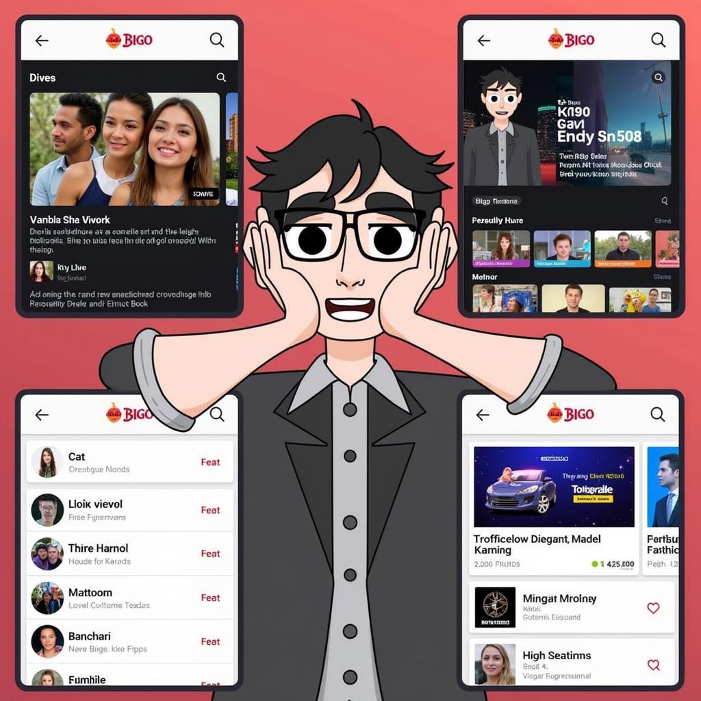 Bigo Live TV APK Interface