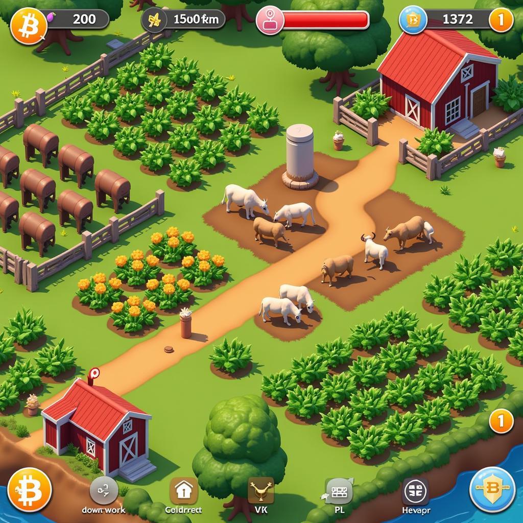 Gameplay of Bitcoin Cash Farm APK