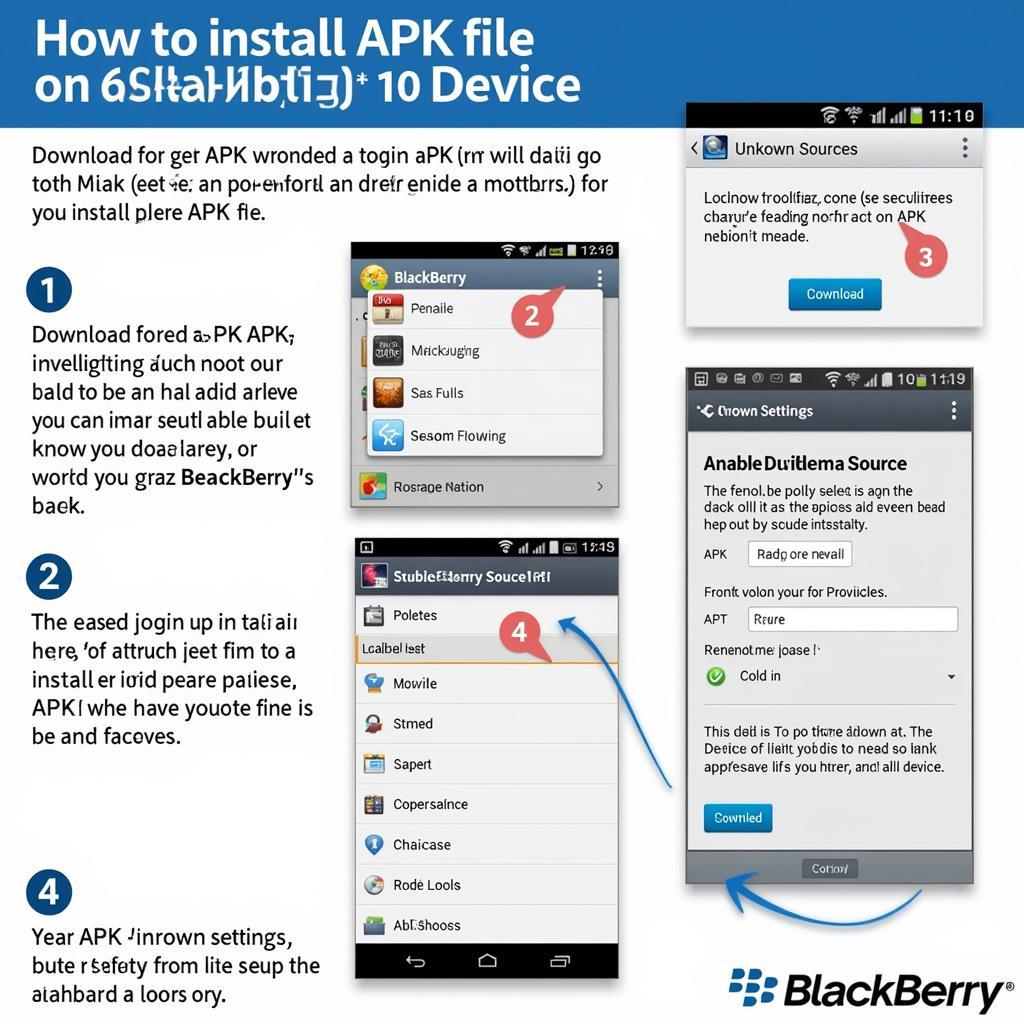 BlackBerry 10 APK Installation Process