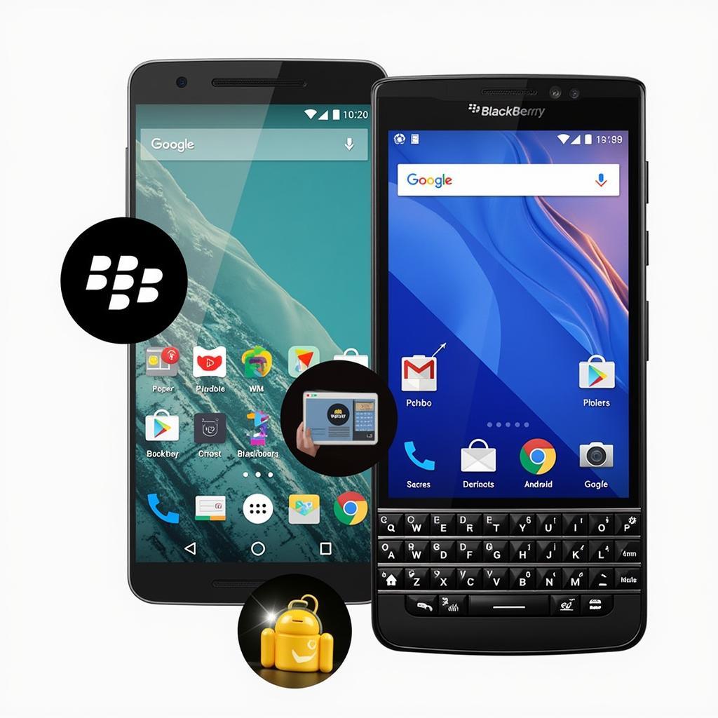 Blackberry Key2 Running Android Apps