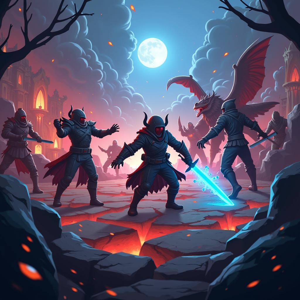 Bladebound APK Combat Screenshot