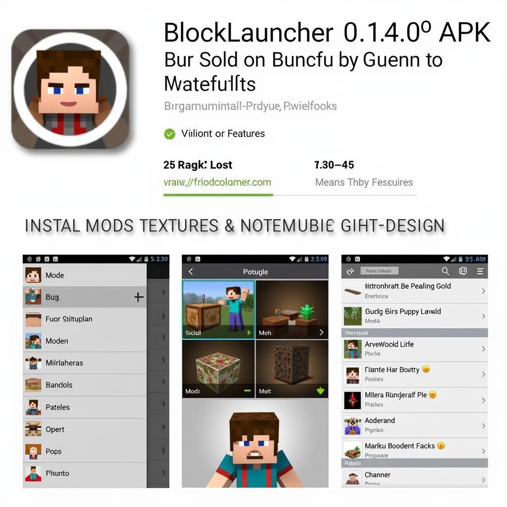 BlockLauncher 0.14.0 APK Key Features