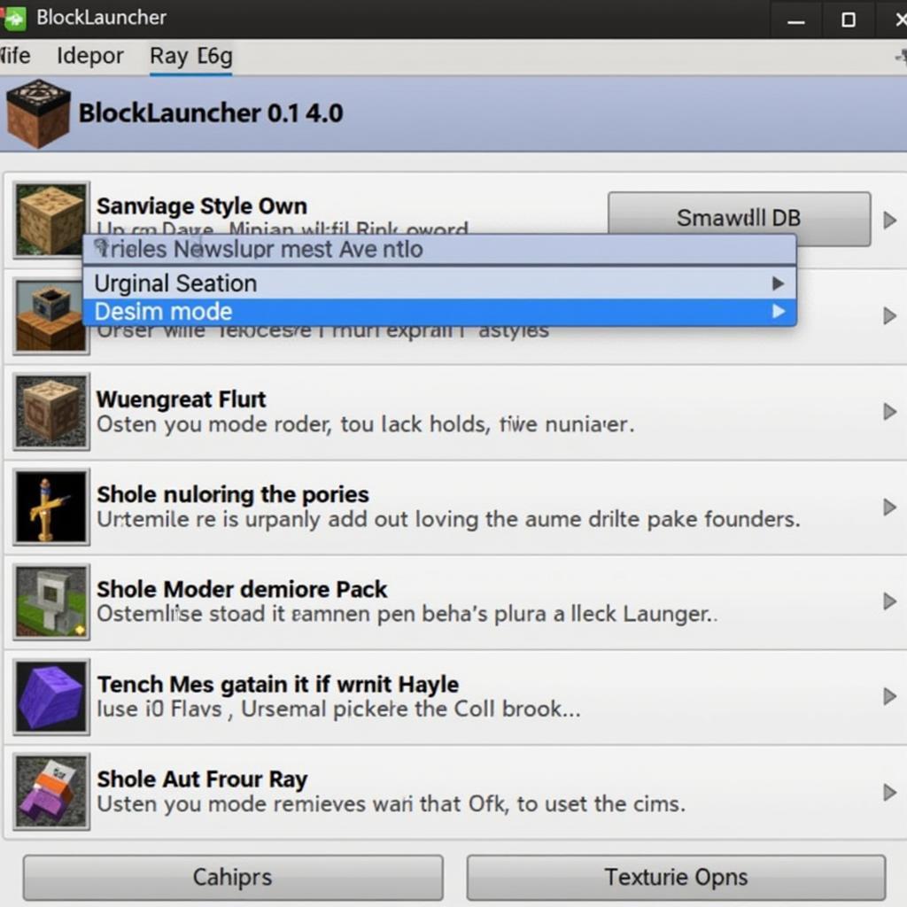 BlockLauncher Interface on MCPE 0.14.0