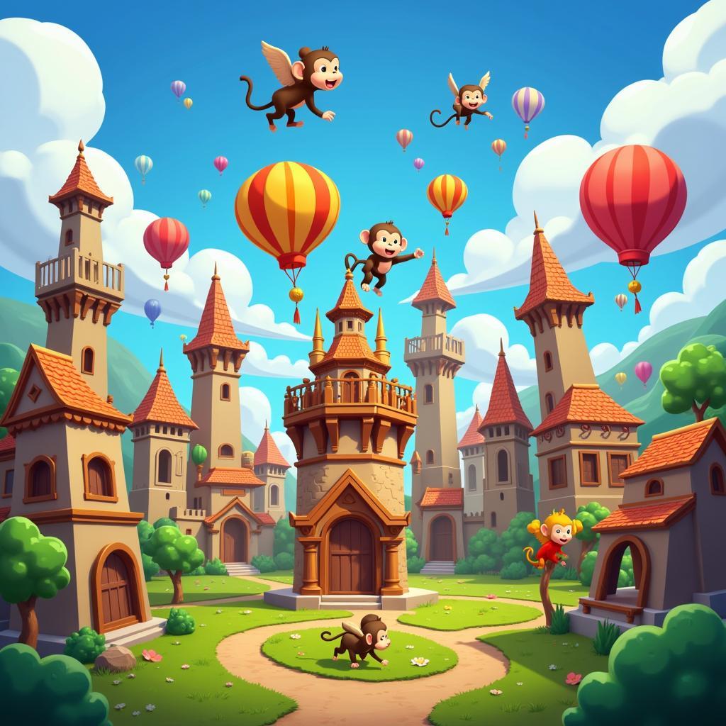 Bloons Monkey City Gameplay Screenshot