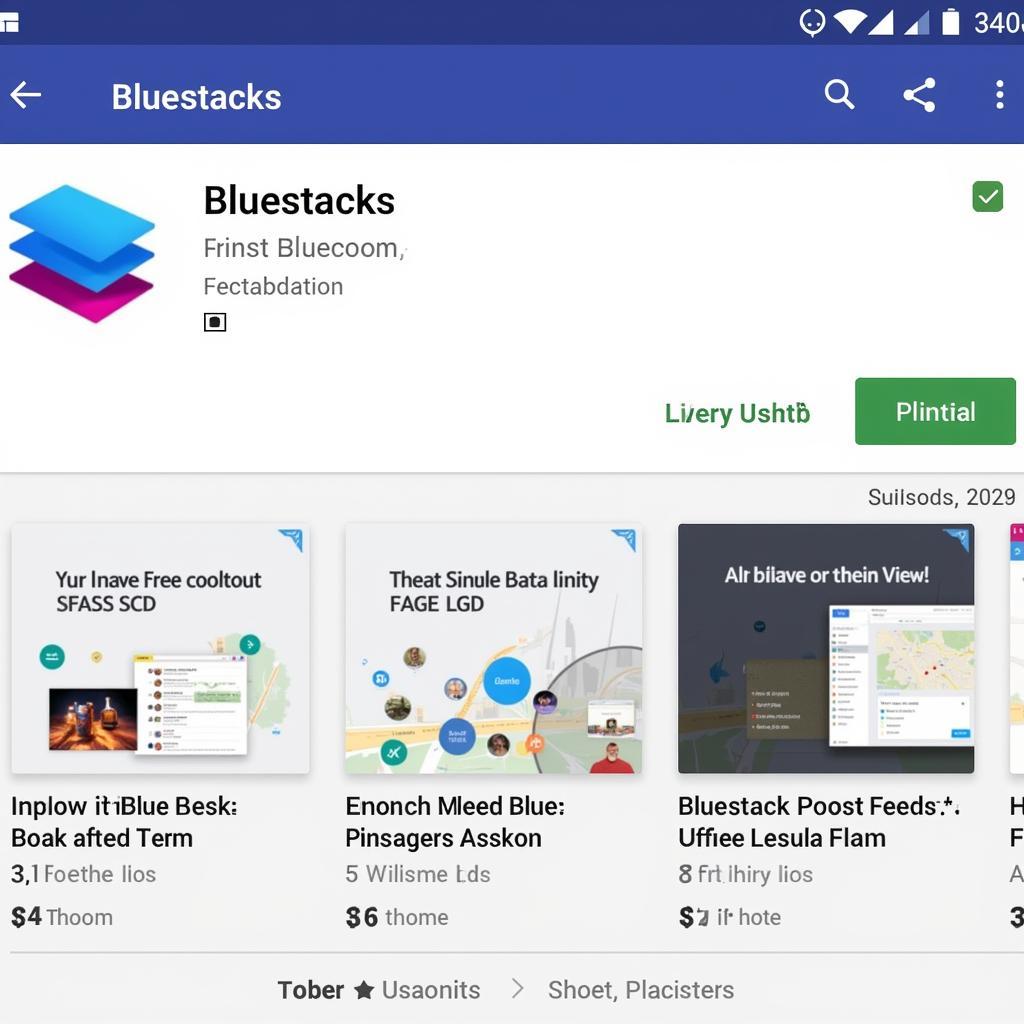 Bluestacks Android APK Interface