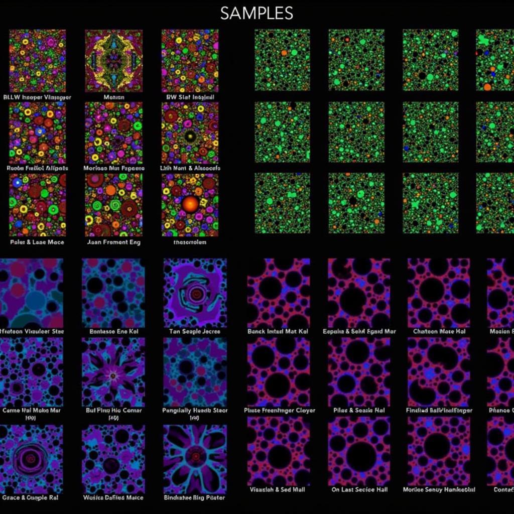 Examples of BLW Music Visualizer Styles