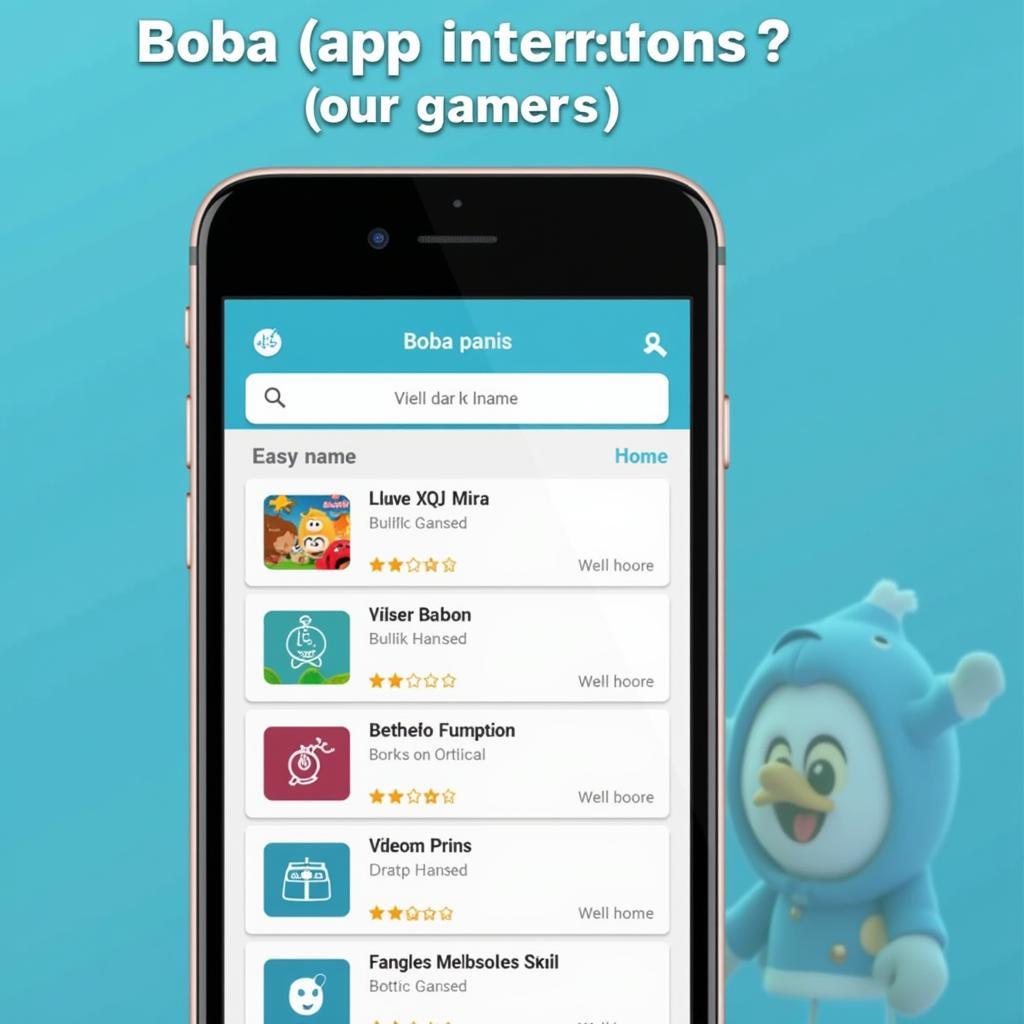 Boba APK Mobile Gaming Interface