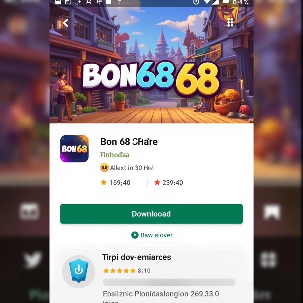 Bon 68 APK Download Interface