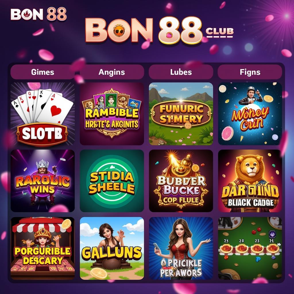 Bon 88 Club APK Game Selection