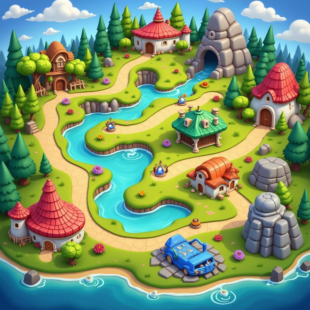 Bubble Witch Saga 2 Level Map