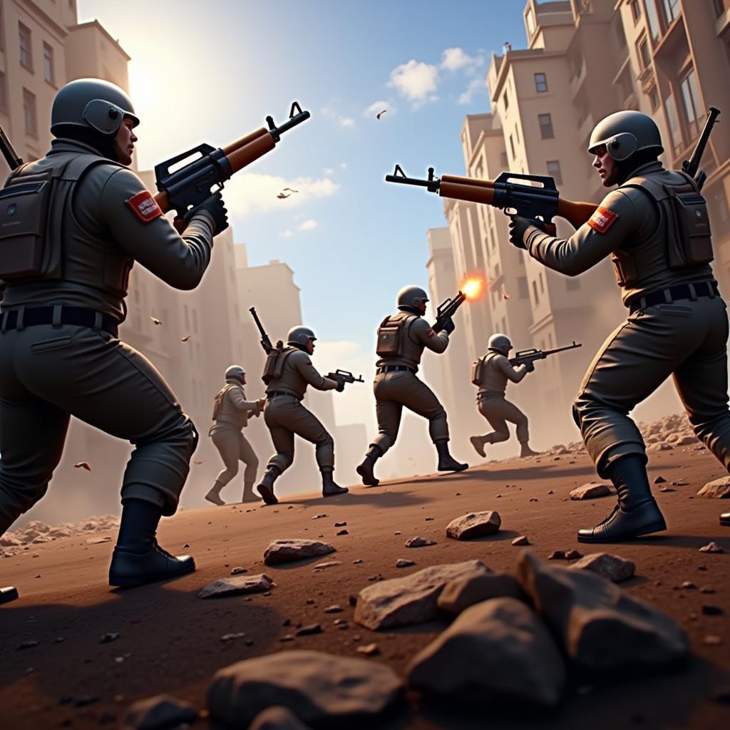 Multiplayer Action in Bullet Force Mod APK