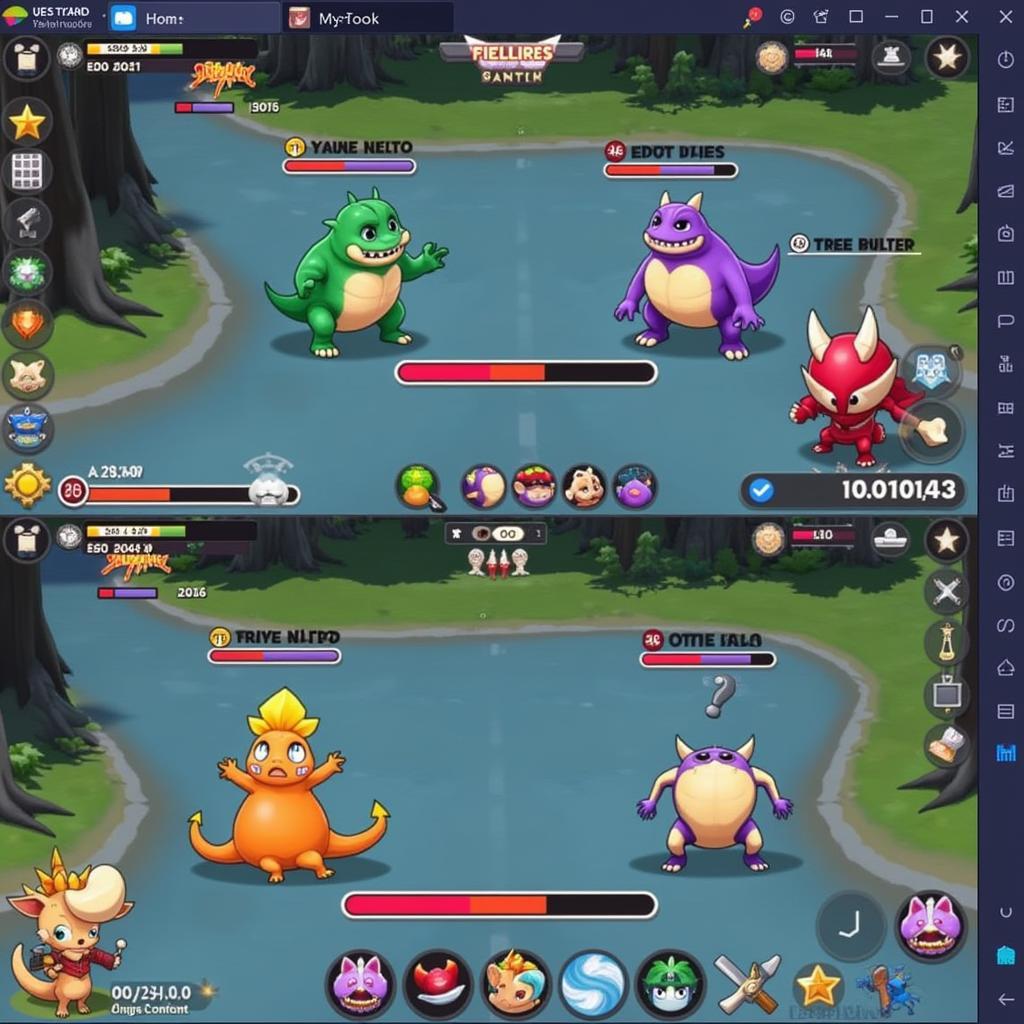 Bulu Monster Mod APK Unlimited Items Gameplay Screenshot